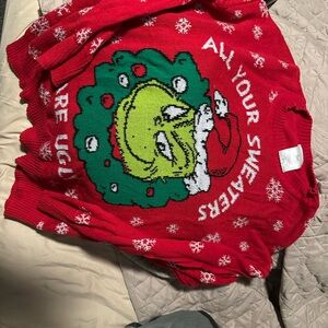 Dr. Seuss Red Grinch Holiday Sweater